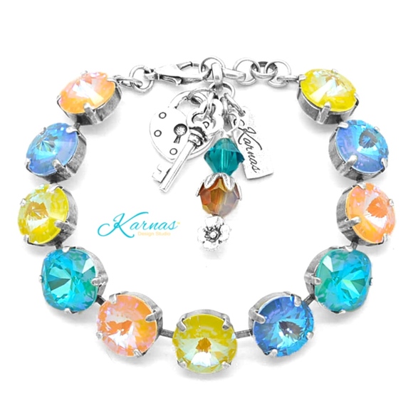Karnas Design Studio Jewelry - Oh How Delightful KDS Spring Crystal Bracelet